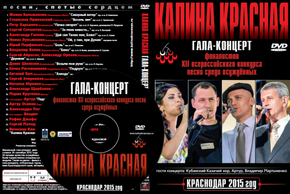 DVD Калина Красная 2015 Краснодар